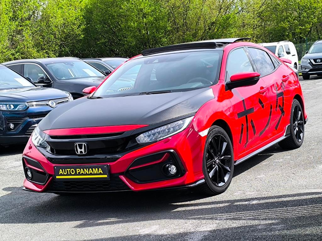 Honda Civic 1.0 i-VTEC Executive SPORT TOIT PANO CLIM GPS, Rouge, Achat, Entreprise, 110 g/km