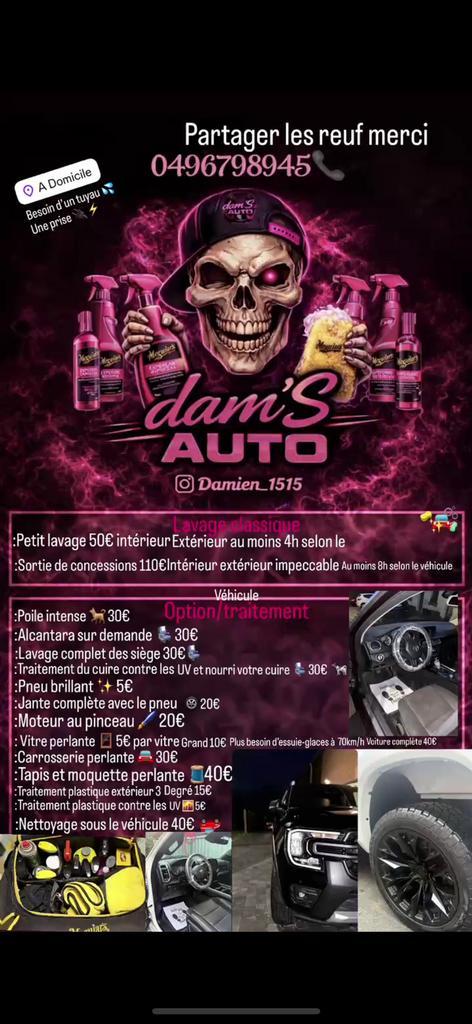 Lavage auto , detailing, Autos : Divers, Accessoires de voiture, Neuf, Enlèvement