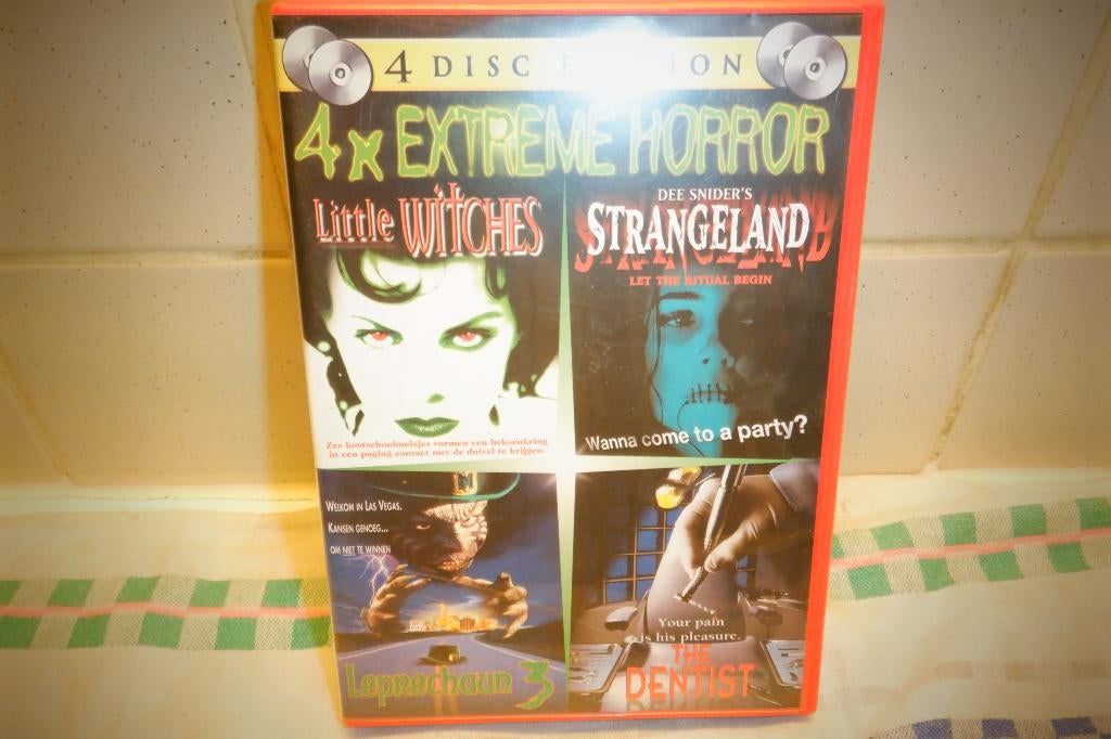 DVD 4DISC Edition 4xExtreme Horror., CD & DVD, DVD | Horreur, À partir de 16 ans, Envoi, Comme neuf, Gore