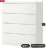 Commode Malm Ikea 4 tiroirs, Maison & Meubles, Armoires | Commodes, Enlèvement