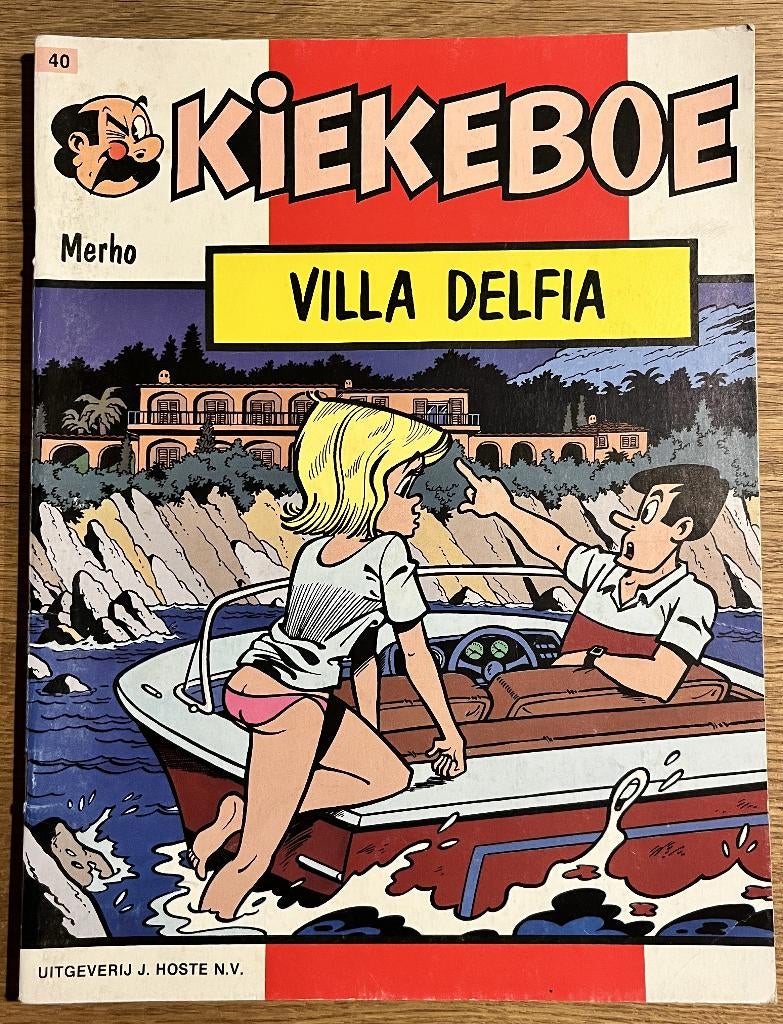 Kiekeboe - Villa Delfia - 40 1e dr (1988) Strip, Boeken, Stripverhalen, Zo goed als nieuw, Eén stripboek