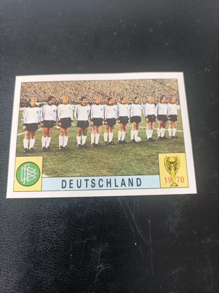 Panini Mexico 70, équipe d'Allemagne, Enlèvement ou Envoi