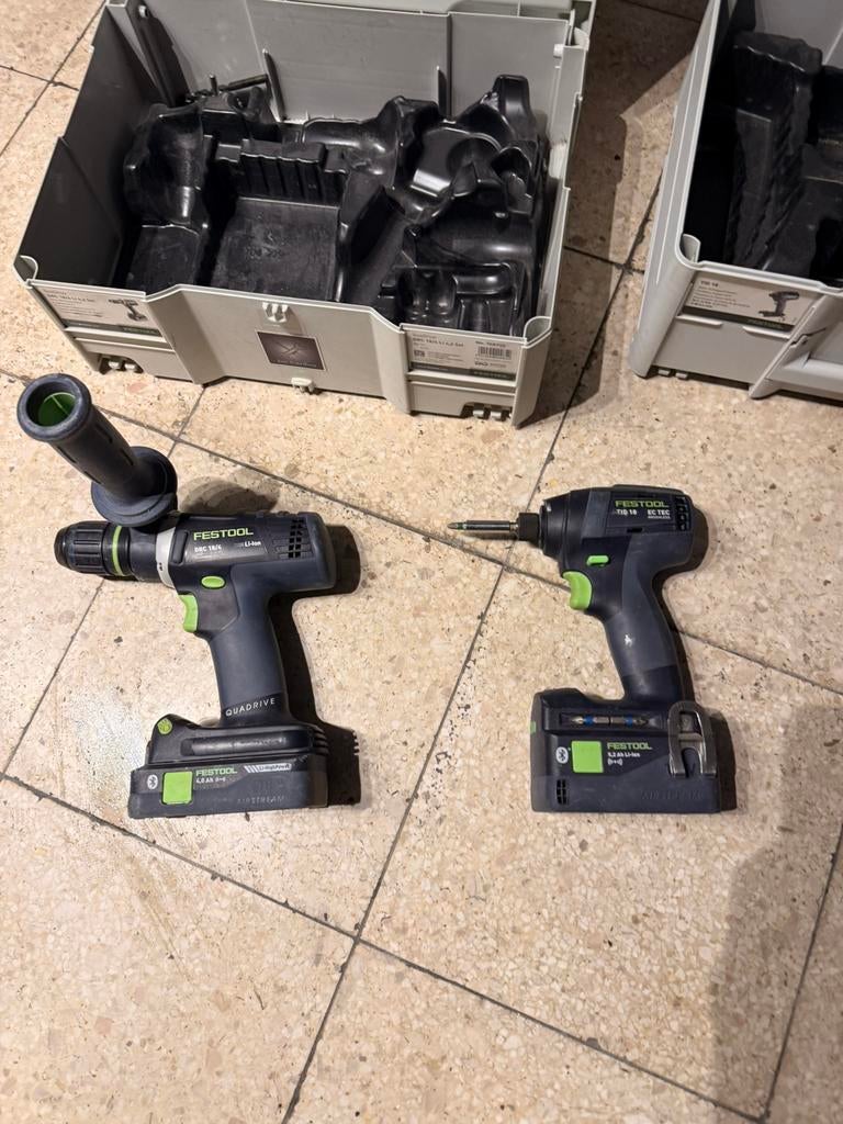 Festool set van 2 vijsmachine, Ophalen, Zo goed als nieuw