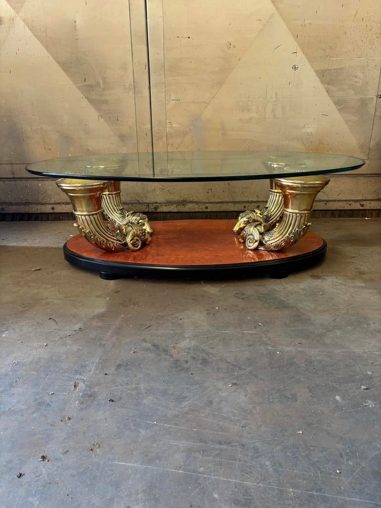 Table basse en laiton antique, Antiquités & Art, Enlèvement