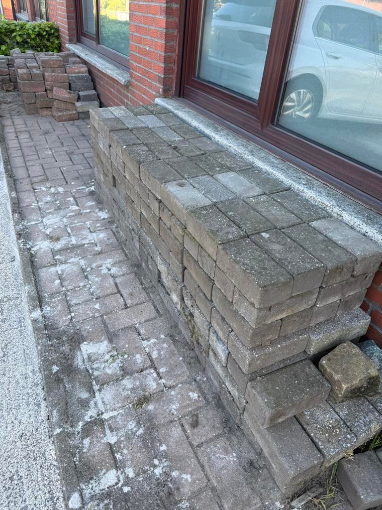 Betonklinkers, Ophalen, Gebruikt, Klinkers, 10 m² of meer