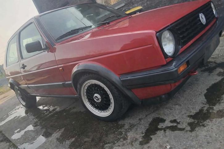 Vw golf 2 13cc injectiedoos 5 187372km 100% Belgisch papier, Auto's, Volkswagen, Particulier, Ophalen