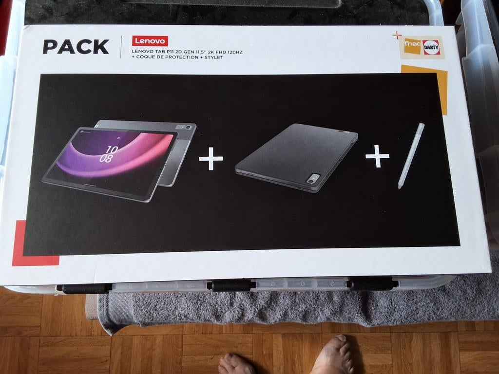 Lenovo 11 inch tablet met hoes lader en pen, Ophalen