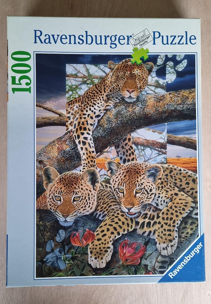4 leuke puzzels van dieren, Hobby en Vrije tijd, Ophalen of Verzenden, Legpuzzel