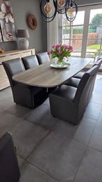 Huis en inrichting, Huis en Inrichting, Stoelen, Ophalen, Kunststof, Gebruikt, Bruin