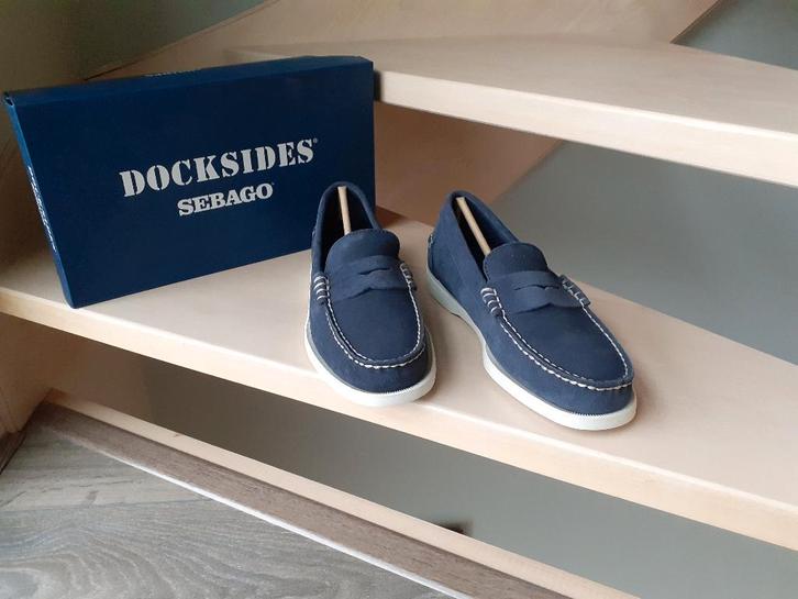 Mocassins Sebago Dan - taille 41 (NEUFS dans leur boîte), Vêtements | Hommes, Chaussures, Neuf, Flâneurs, Bleu, Enlèvement ou Envoi
