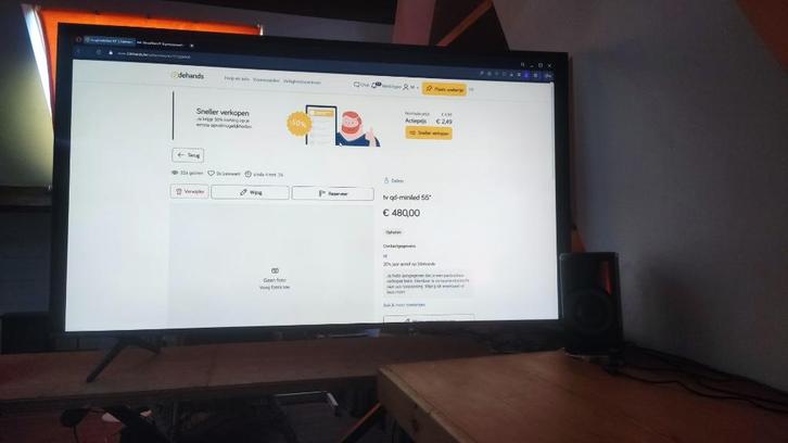 tv tcl qd-miniled 55", TV, Hi-fi & Vidéo, Télévisions, Enlèvement