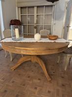 Ronde massief houten eettafel, Antiek en Kunst, Ophalen