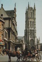 GENT -  St-Baafs Hoofdkerk + Paardenkoets, Verzamelen, Verzenden, 1980 tot heden, Gelopen, Oost-Vlaanderen