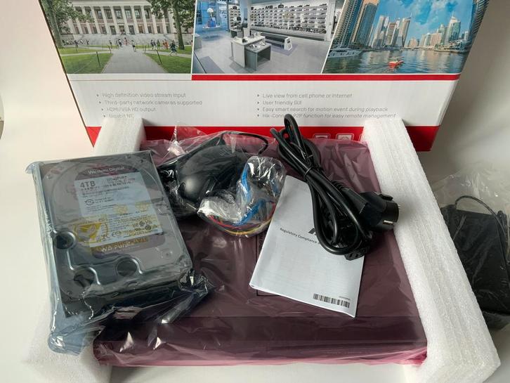 Nouvel enregistreur réseau 4 K - 8 MP, TV, Hi-fi & Vidéo, Caméras de surveillance, Neuf, Caméra d'intérieur, Envoi