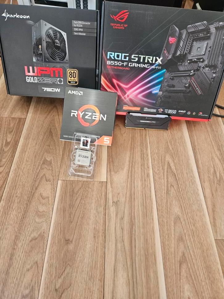KIT UPGRADE / RYZEN 5 5600X / ASUS B550-F GAMING / 16GB RAM, Informatique & Logiciels, Ordinateurs de bureau, Gaming, Enlèvement
