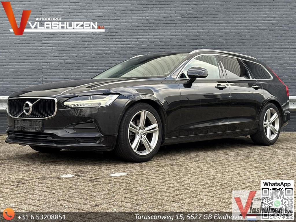 Volvo V90 2.0 D4 Momentum Aut. | € 7.950,- NETTO! | Stoelver, Auto's, Automaat, V90, Zwart, 119 g/km