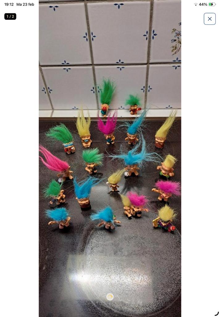 Trolletjes 20 stuks perfecte staat, Collections, Jouets miniatures, Enlèvement, Comme neuf