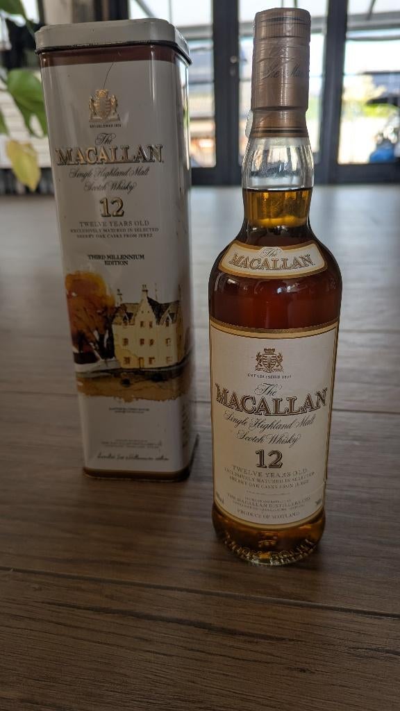 Macallan Third Millennium Edition! Zeer Zeldzaam!, Ophalen of Verzenden, Nieuw, Vol
