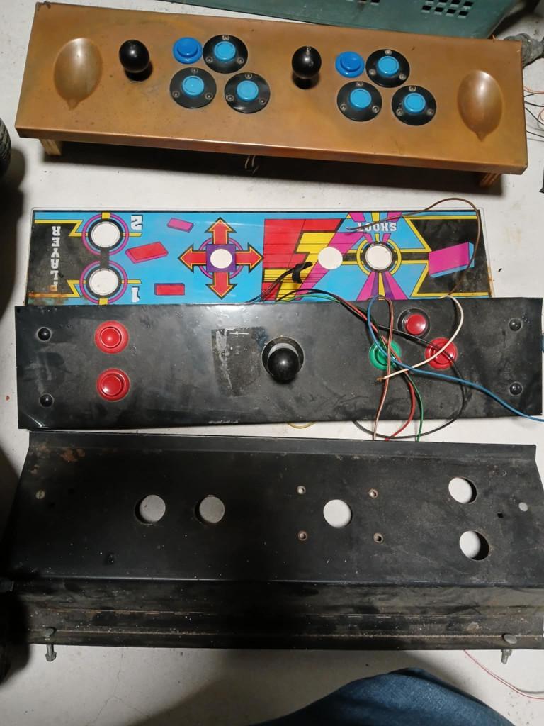 Arcade panelen 4 stuks, Collections, Machines | Autre, Enlèvement ou Envoi, Utilisé