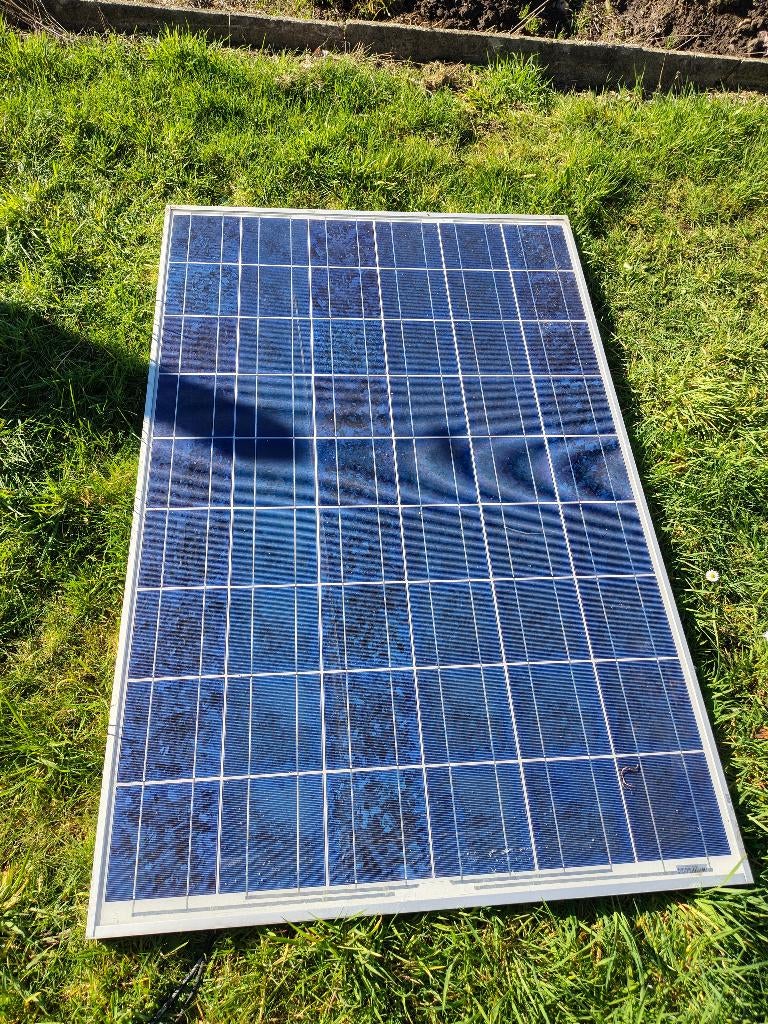 Zonnepanelen, Doe-het-zelf en Bouw, Ophalen, Gebruikt, Paneel, 100 tot 200 wattpiek