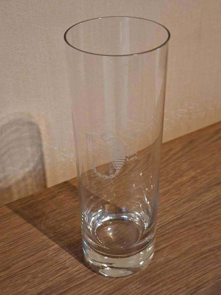 Longdrinkglas / Schorpioen, Verzamelen, Glas en Drinkglazen, Zo goed als nieuw, Overige typen, Ophalen of Verzenden