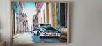 schilderij met oldtimer Buick, Ophalen