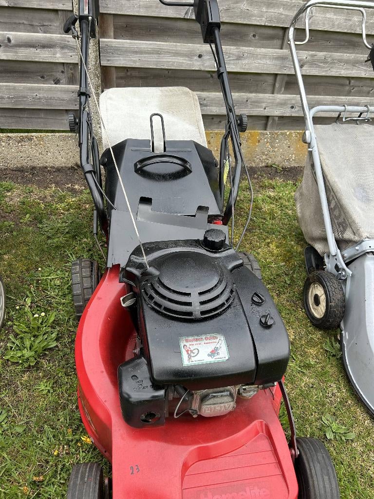 grasmaaier, Ophalen, Zo goed als nieuw, Benzine-grasmaaier, Opvangzak