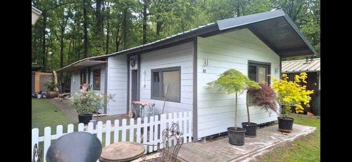 Grote bungalow te koop, Vakantie, Campings, Recreatiepark, In bos, Afwasmachine, Huisdier toegestaan, Internet, Kinderbed, Open haard