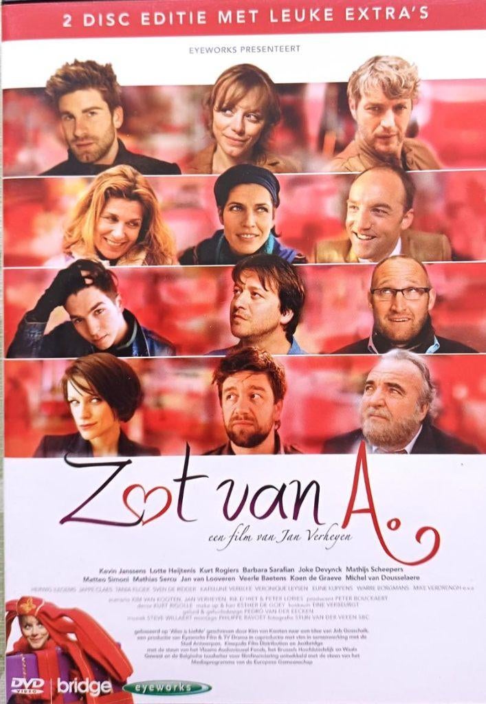 dvd ZOT VAN A   2 DISCS  MATEO SIMONE  KEVIN JANSSENS ..., Cd's en Dvd's, Dvd's | Nederlandstalig, Ophalen of Verzenden, Zo goed als nieuw