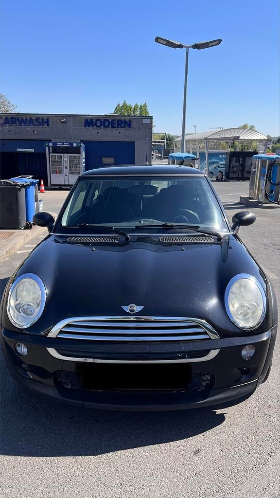 Mini 1,6, Auto's, Climate control, Zwart, Zwart, Bedrijf