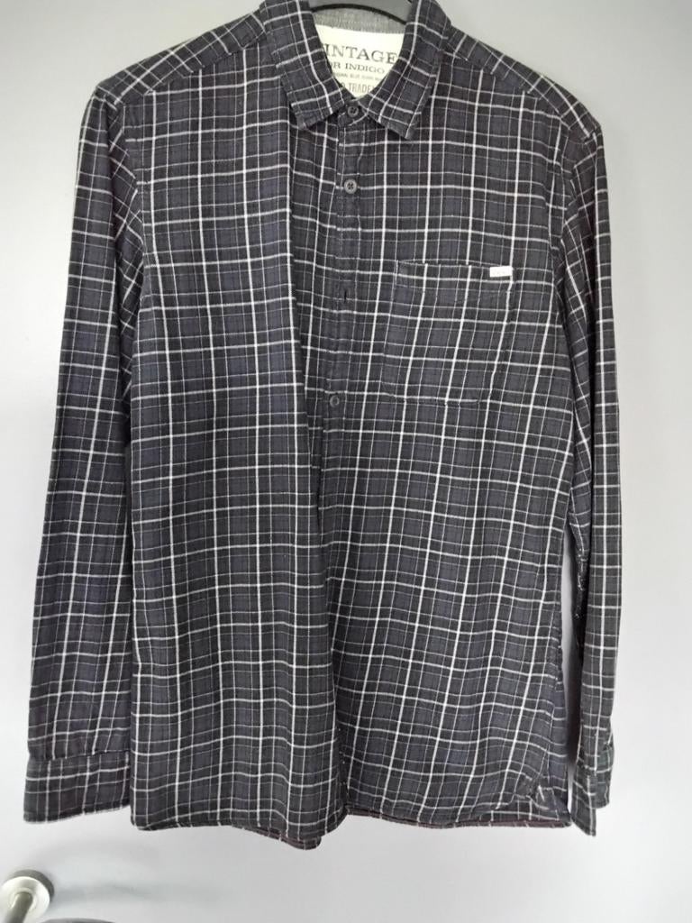 Herenhemd Vintage JACK EN JONES, Ophalen of Verzenden, Zwart