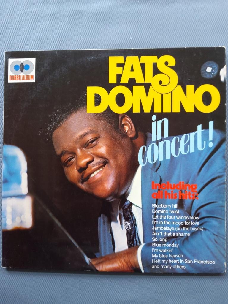 FATS DOMINO IN CONCERT!, CD & DVD, Vinyles | Jazz & Blues, Double LP, Enlèvement ou Envoi, Jazz