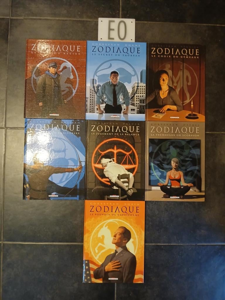 Lot de 7 bd zodiaque, EO, Livres, Encyclopédies, Enlèvement ou Envoi