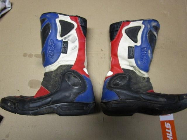 Bottes de moto MQP en kevlar taille 44 (version course), Motos, Enlèvement ou Envoi, Seconde main, Bottes, MQP
