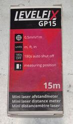 Mini-compteur laser LevelFix GP15 (15 mètres), Enlèvement ou Envoi, Neuf, Distance