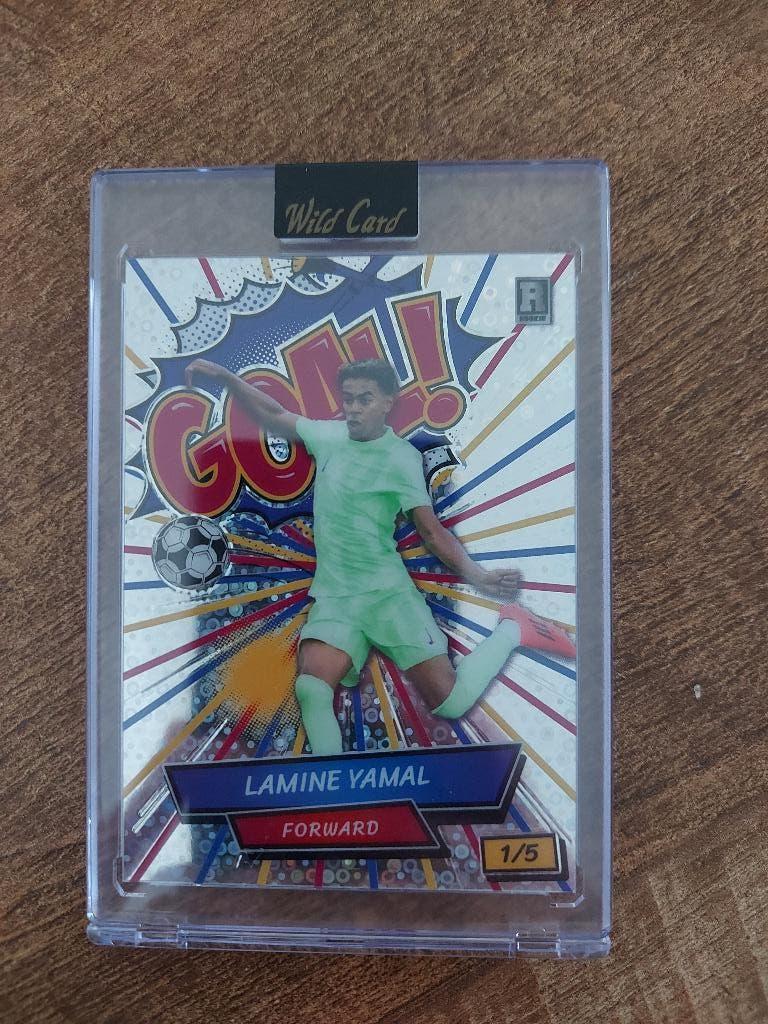 Lamine Yamal - Wild Card COMIX "GOAL!" - 1/5 (Nummer 1!), Ophalen of Verzenden, Nieuw, Spelerskaart