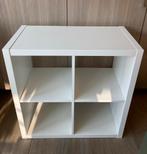 Armoire Ikea Kallax 2x2 blanche - 4 compartiments 77x77, Maison & Meubles, Enlèvement, Utilisé