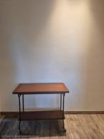 Karaktervolle Vintage Side Table – Smeedijzer & Hout, Ophalen, Zo goed als nieuw