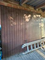 Houten garagepoort Hoogte 224cm x Breedte

244 cm, Tuin en Terras, Ophalen of Verzenden