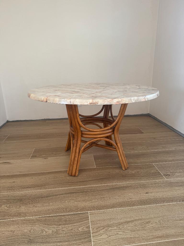 Tafel, Huis en Inrichting, Ophalen, Overige materialen, Gebruikt, Rond