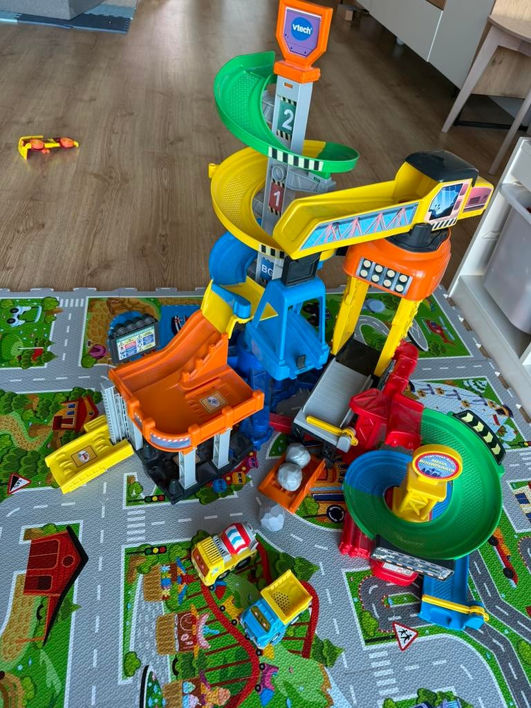 Vtech toet toet bouwplaats, Ophalen, Zo goed als nieuw