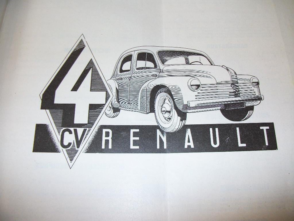 revue technique renault 4CV de 1948-1955, Ophalen of Verzenden