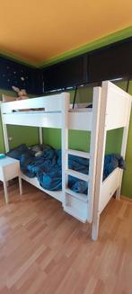 Stapelbed Bopita met nachtkastje, Huis en Inrichting, Ophalen, Gebruikt, 90 cm, Eenpersoons