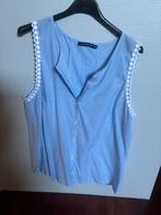 River Woods wit blauw gestreept topje, Enlèvement ou Envoi, Comme neuf, Taille 42/44 (L), Bleu