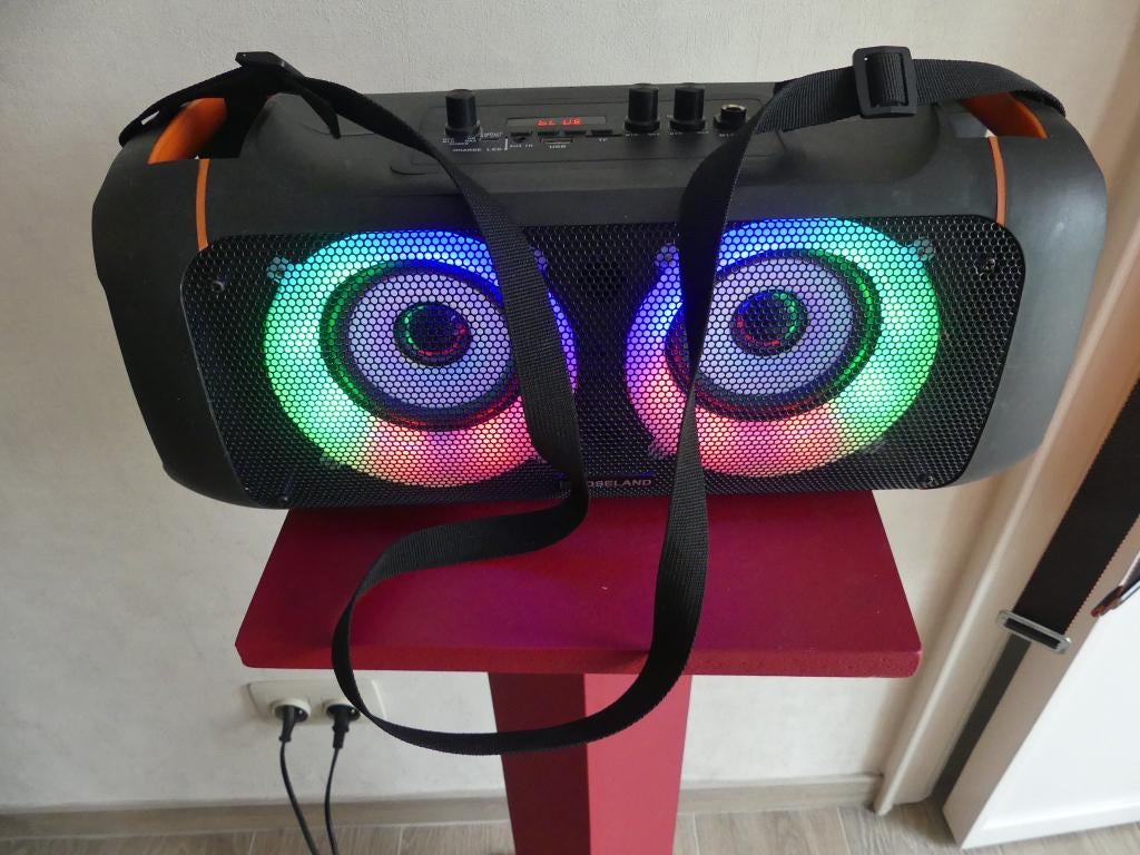 Effets d'éclairage du boîtier de haut-parleur de fête, Autres marques, Moins de 60 watts, Enlèvement ou Envoi, Utilisé