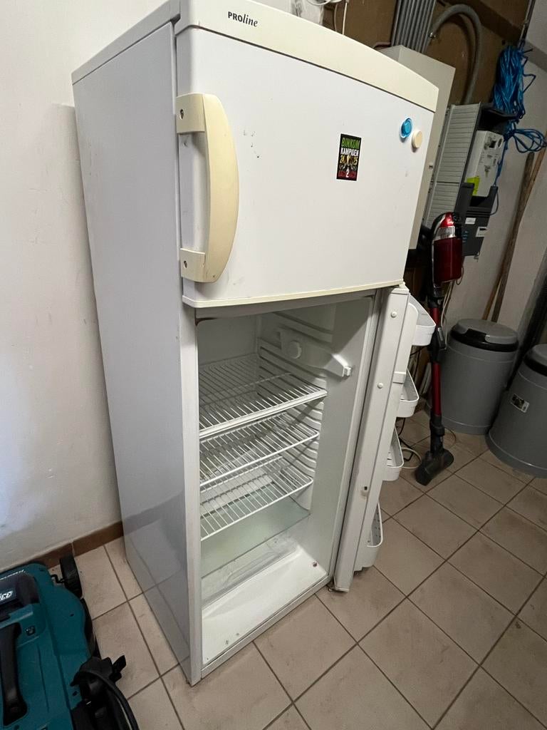 Grote koelkast met diepvriesvak, Elektronische apparatuur, Vriezers en Diepvrieskisten, Ophalen, Gebruikt