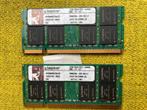 RAM geheugen 2st - Kingston 2GB So-Dimm - DDR2, Computers en Software, RAM geheugen, Verzenden, Refurbished, DDR2, 2 GB