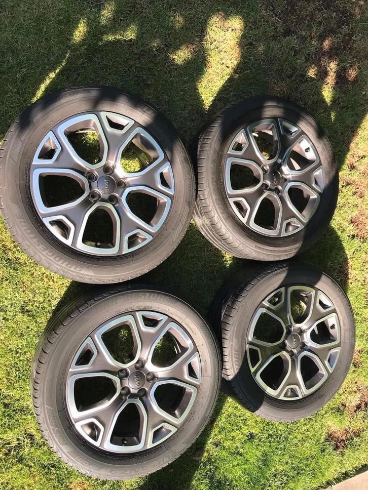 Originele Jeep Renegade 18” velgen met banden, Auto-onderdelen, Banden en Velgen, Band(en), 18 inch, Ophalen