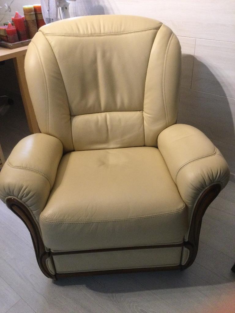 Zetel, Ophalen, Gebruikt, Eenpersoons, Leer