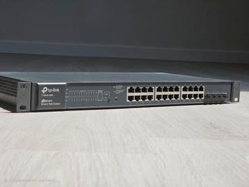 TP-Link T1600G-24PS | 24-Poorts Gigabit PoE+ Managed Switch beschikbaar voor biedingen